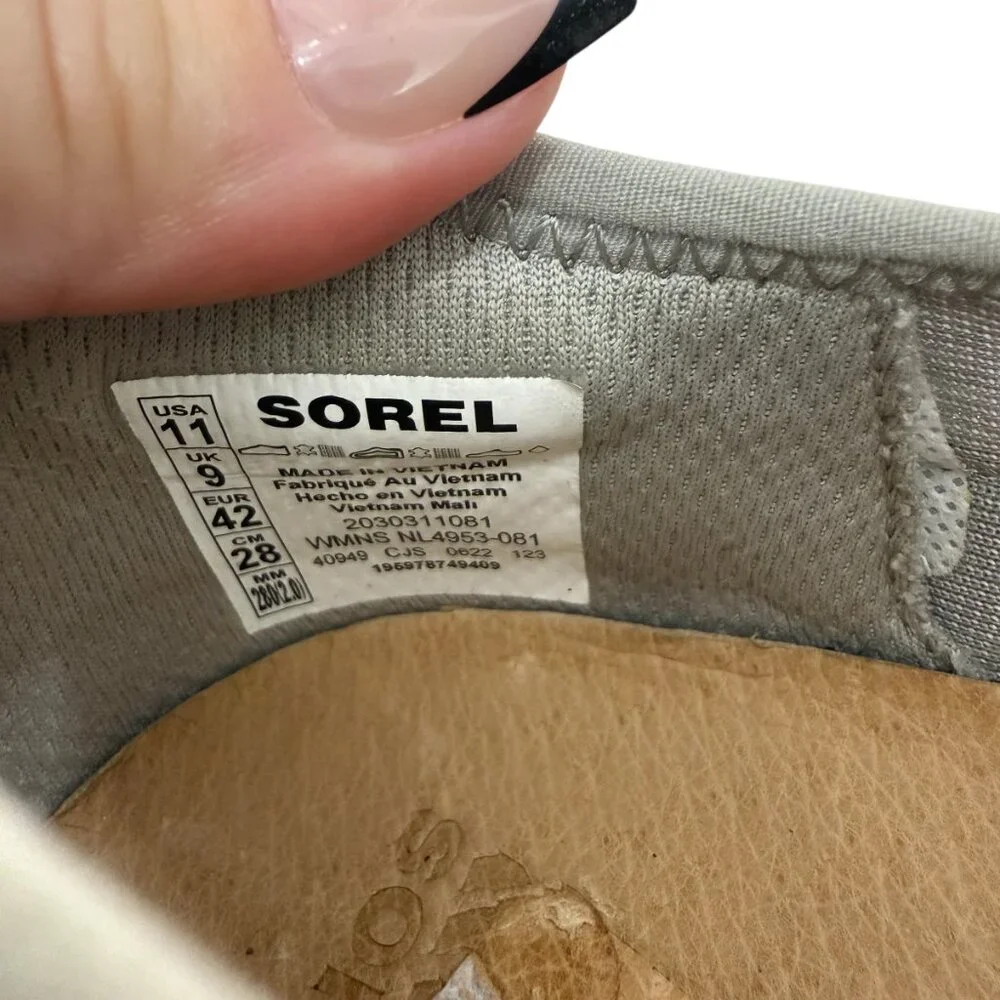 Sorel Kinetic Impact II Lace Up Mesh Upper Women's Sneakers size 11